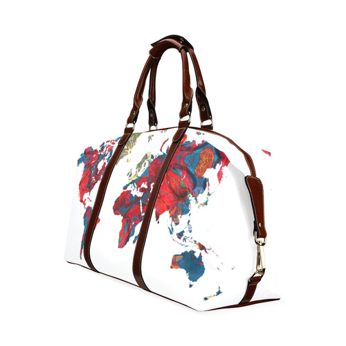 map of the world Classic Travel Bag (Model 1643) Remake