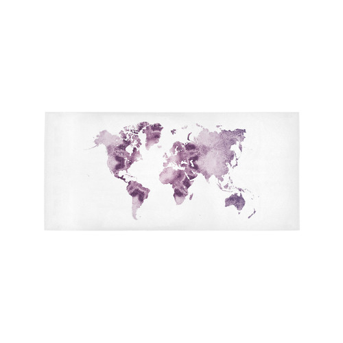 map of the world Area Rug 7'x3'3''