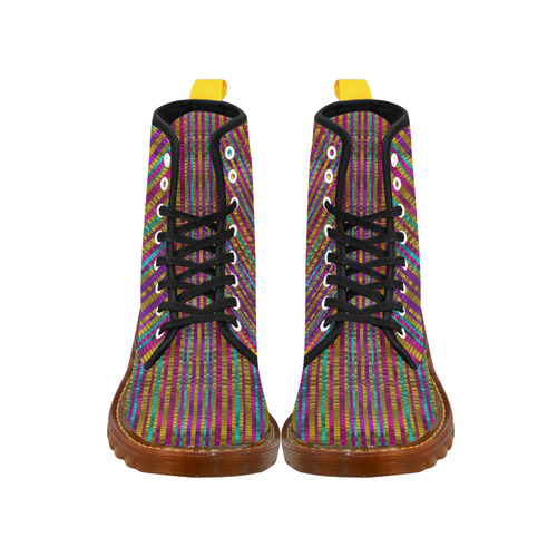 Star fall in  retro peacock colors Martin Boots For Men Model 1203H