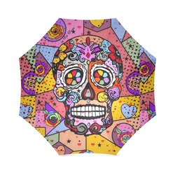 Los muertos Popart by Nico Bielow Foldable Umbrella (Model U01)