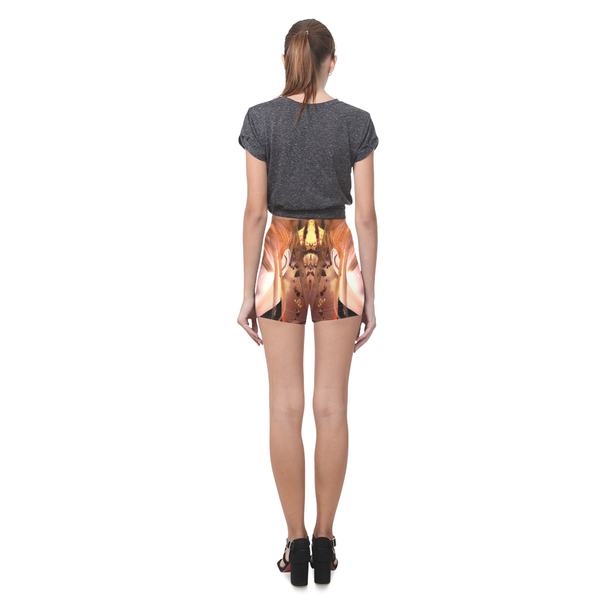 The sweet sad clown Briseis Skinny Shorts (Model L04)