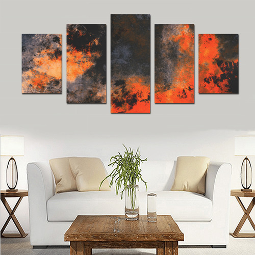 abstraction colors Canvas Print Sets D (No Frame)