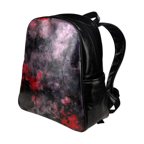 abstraction colors Multi-Pockets Backpack (Model 1636)