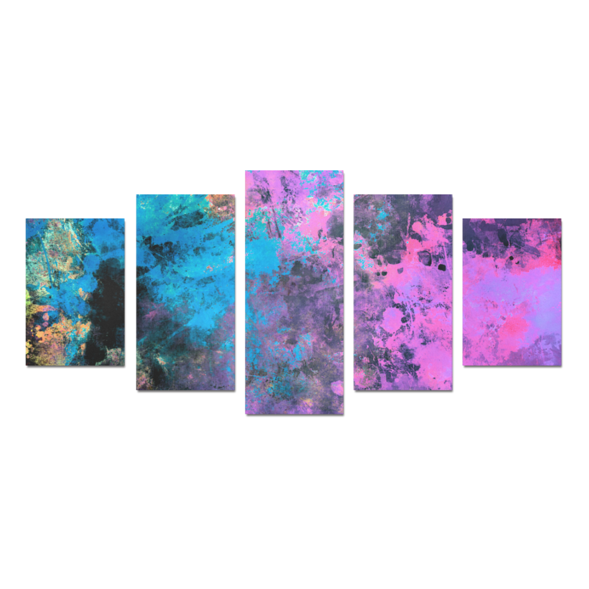 abstraction colors Canvas Print Sets D (No Frame)