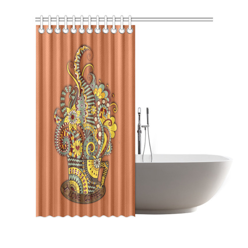 I love coffee Shower Curtain 66"x72"