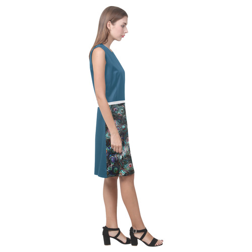 VanGogh Fur - Jera Nour Eos Women's Sleeveless Dress (Model D01)