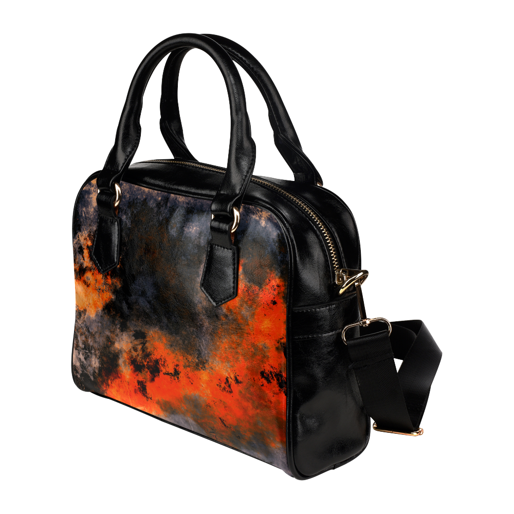 abstraction colors Shoulder Handbag (Model 1634)