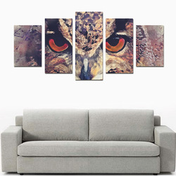 owl Canvas Print Sets D (No Frame)