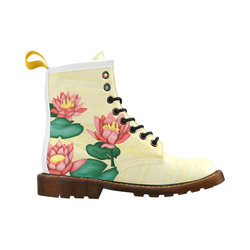 Waterlilies High Grade PU Leather Martin Boots For Women Model 402H