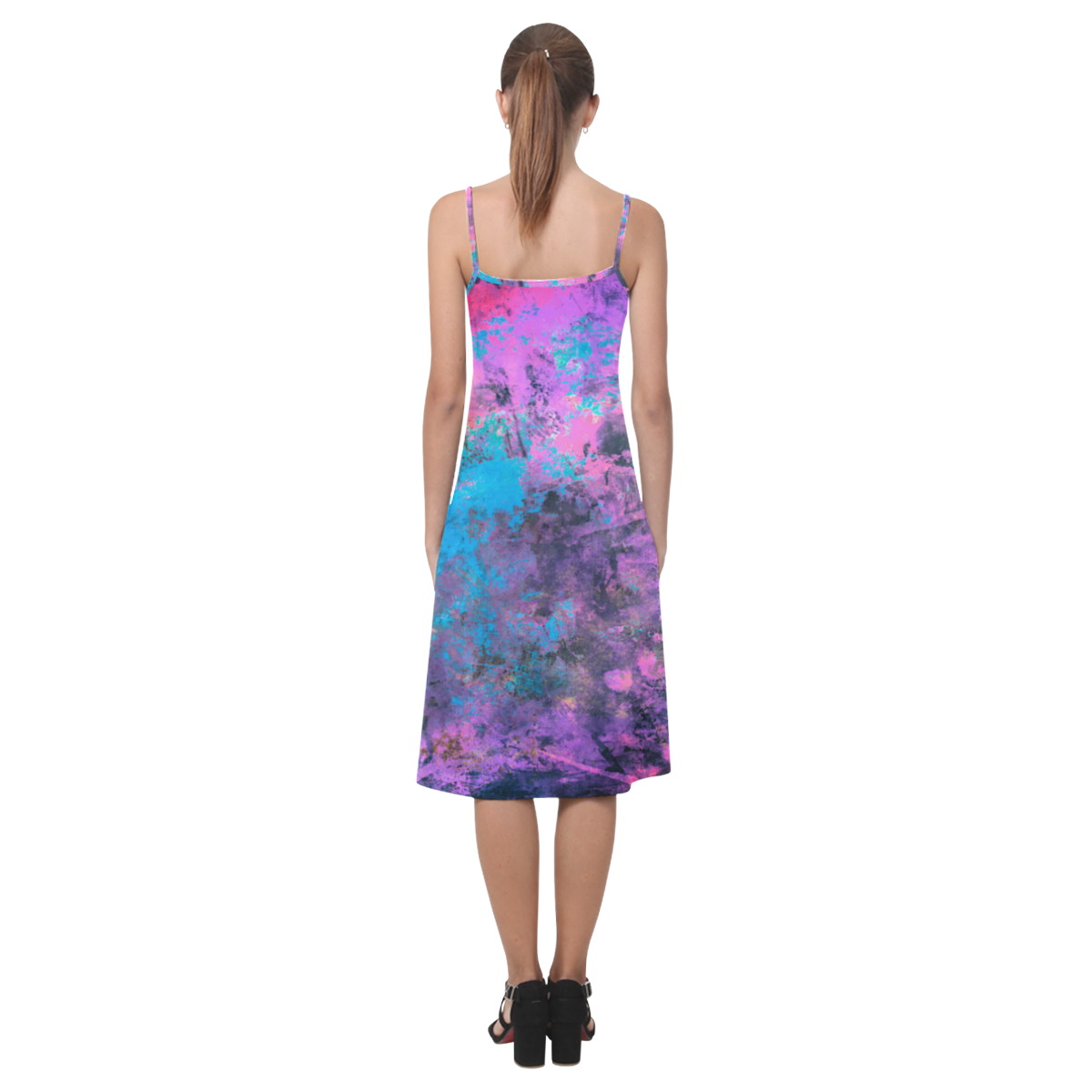 abstraction colors Alcestis Slip Dress (Model D05)