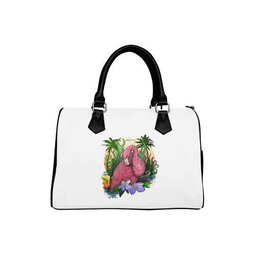 Flamingo Boston Handbag (Model 1621)