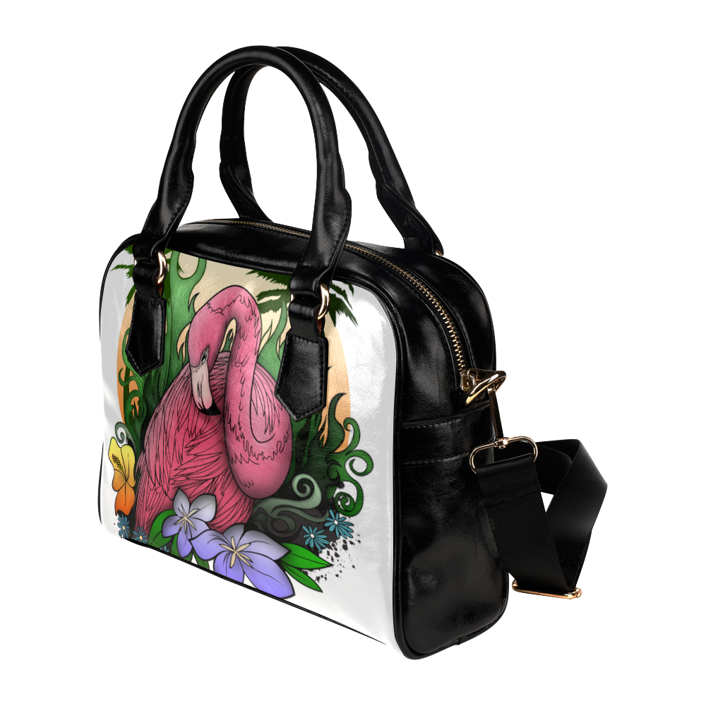 Flamingo Shoulder Handbag (Model 1634)