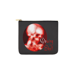 glowing skull carry all pouch Carry-All Pouch 6''x5''