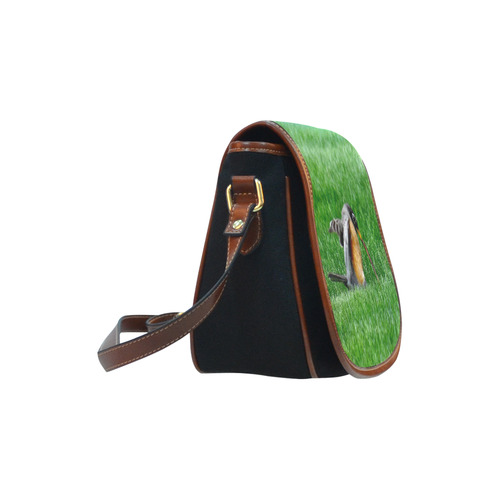 The early bird saddle bag Saddle Bag/Small (Model 1649)(Flap Customization)