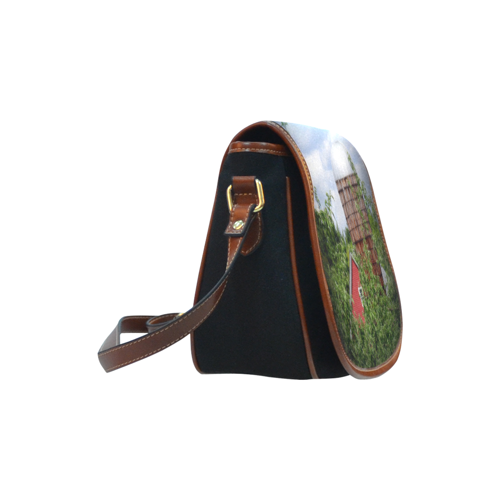 farm life saddle bag Saddle Bag/Small (Model 1649)(Flap Customization)
