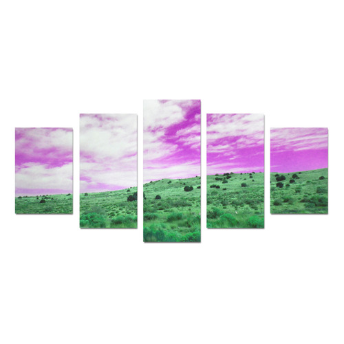 Prairie Pink Canvas set by Martina Webster Canvas Print Sets D (No Frame)
