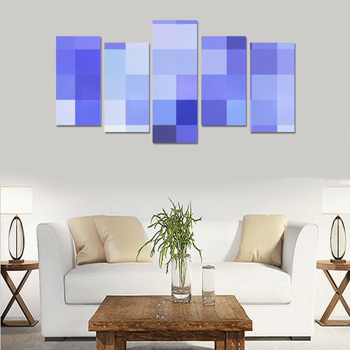 pixie-blue Canvas Print Sets E (No Frame)