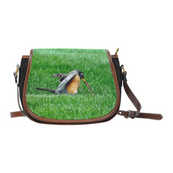 The early bird saddle bag Saddle Bag/Small (Model 1649)(Flap Customization)