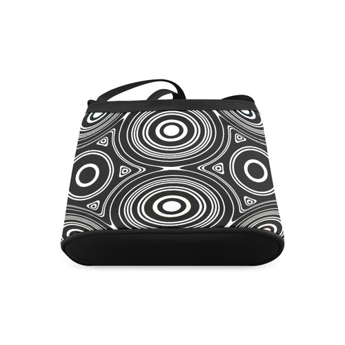 Concentric Circle Pattern Crossbody Bags (Model 1613)