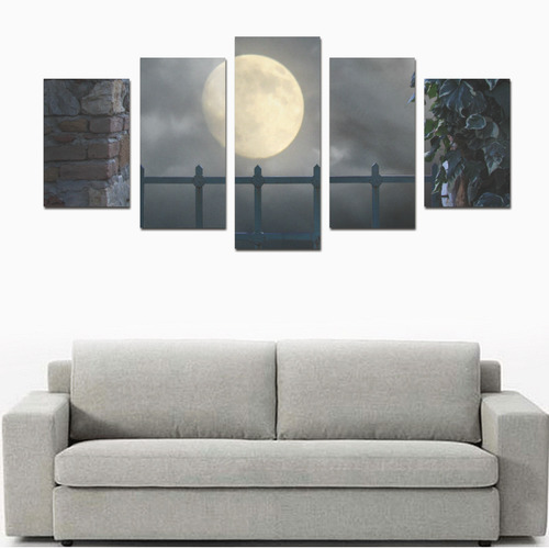moon window Canvas set by Martina Webster Canvas Print Sets D (No Frame)