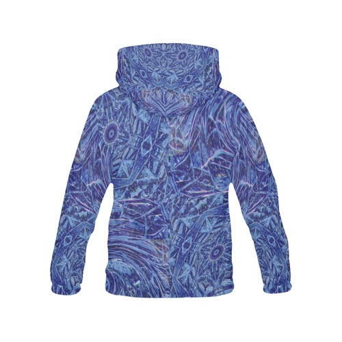 Swirling Night All Over Print Hoodie for Women (USA Size) (Model H13)