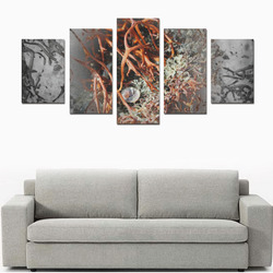 Sea weed Gothic Canvas Set by Martina Webster Canvas Print Sets D (No Frame)
