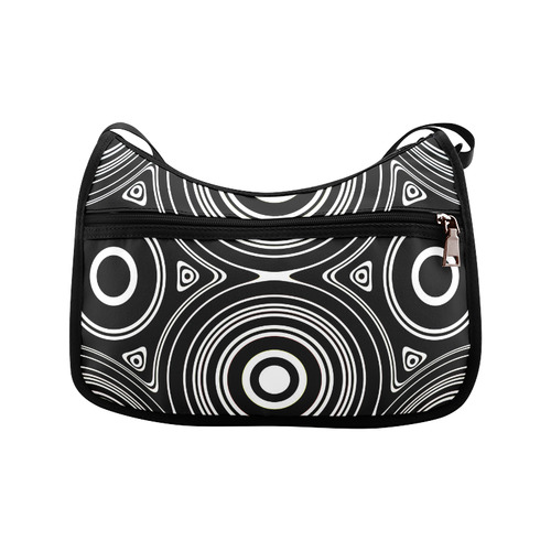 Concentric Circle Pattern Crossbody Bags (Model 1616)