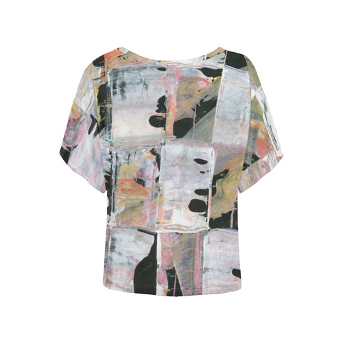 Windows Women's Batwing-Sleeved Blouse T shirt (Model T44)