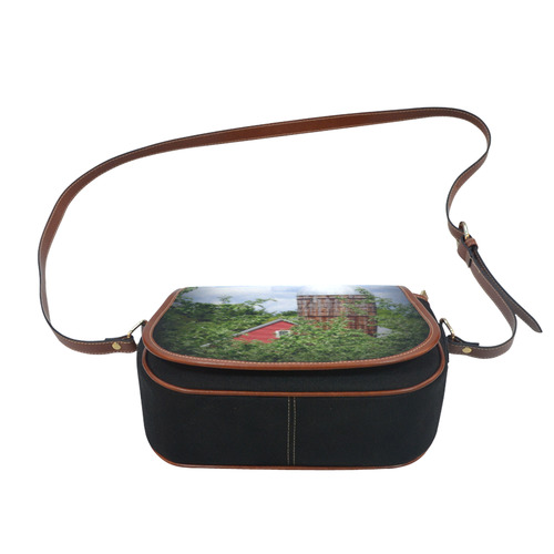 farm life saddle bag Saddle Bag/Small (Model 1649)(Flap Customization)