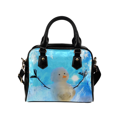 let it snowman shoulder bag Shoulder Handbag (Model 1634)