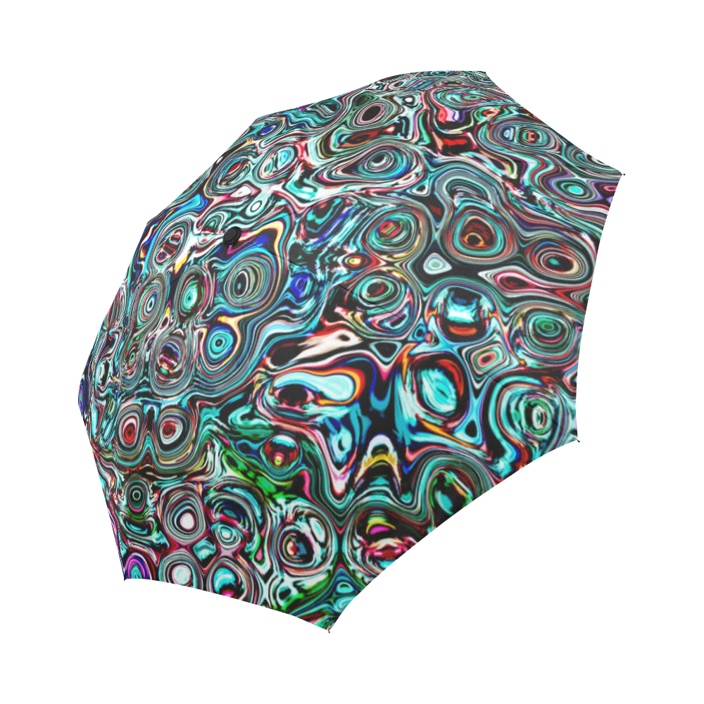 VanGogh Swirl - Jera Nour Auto-Foldable Umbrella (Model U04)