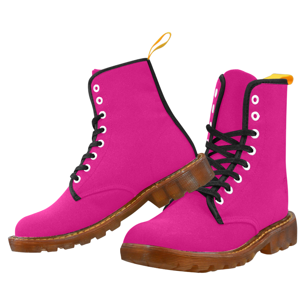 Hot Pink Happiness Martin Boots For Men Model 1203H