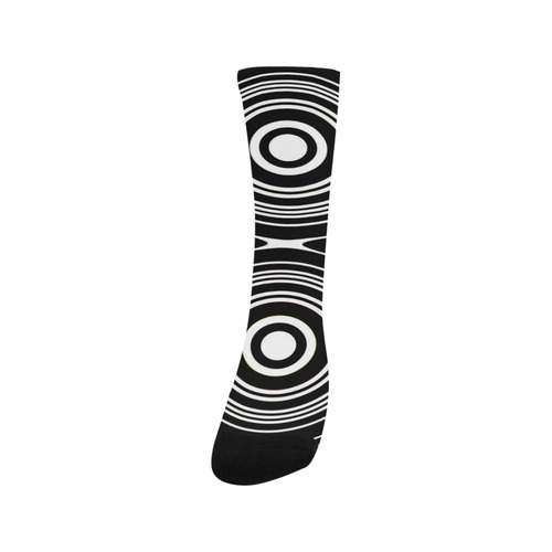 Concentric Circle Pattern Trouser Socks