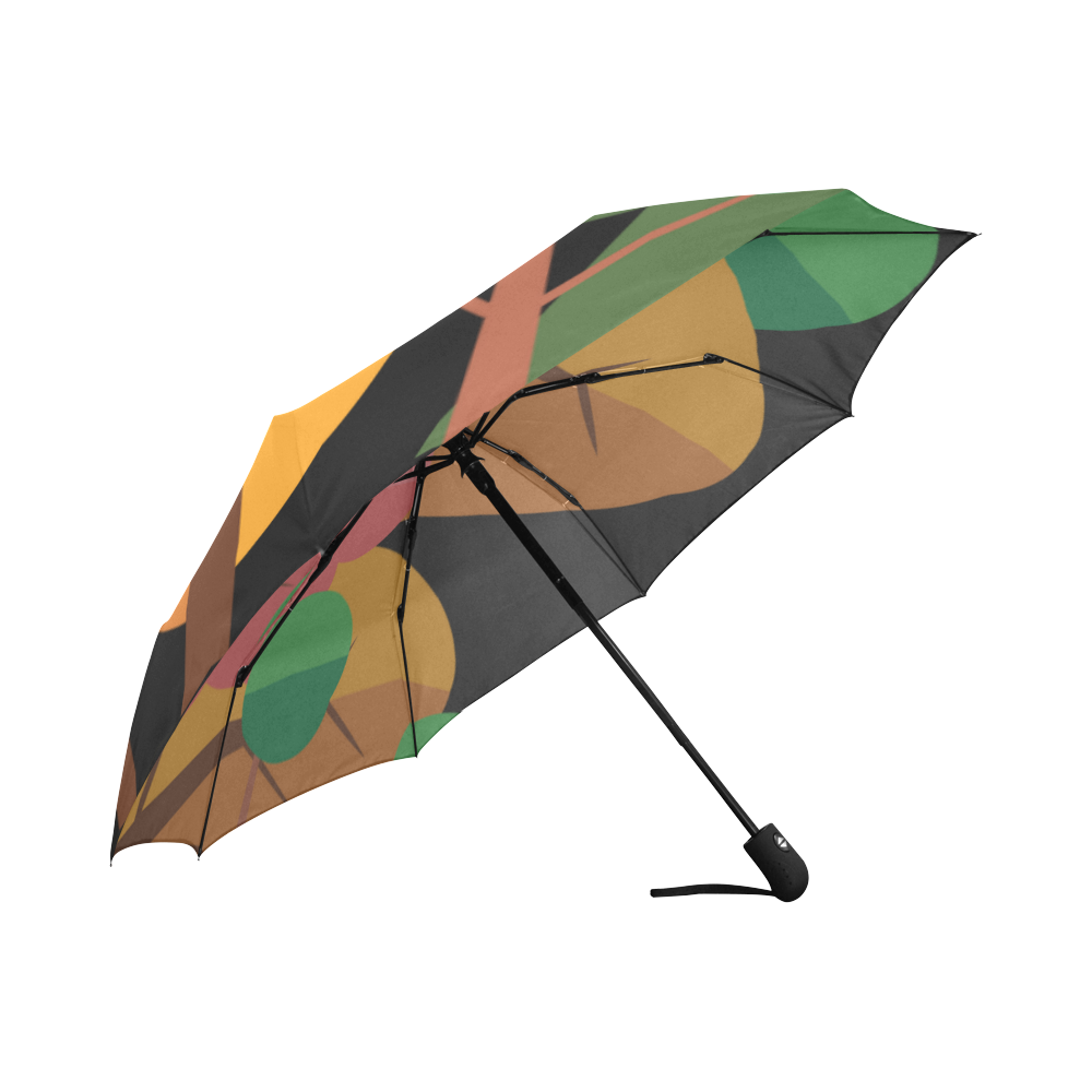 Autumn Trees Nature Forest Auto-Foldable Umbrella (Model U04)