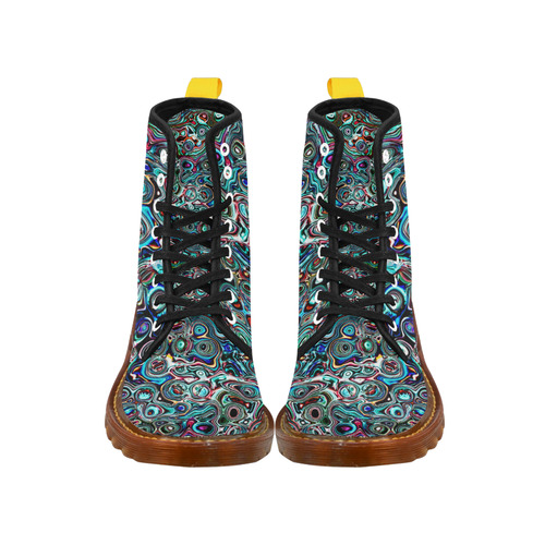 VanGogh Swirl - Jera Nour Martin Boots For Men Model 1203H