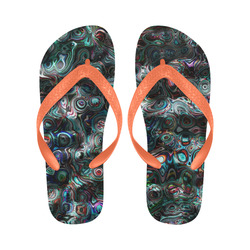 VanGogh Fur - Jera Nour Flip Flops for Men/Women (Model 040)