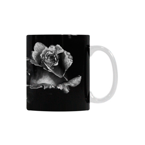 black rose mug White Mug(11OZ)