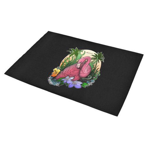 Flamingo Azalea Doormat 30" x 18" (Sponge Material)