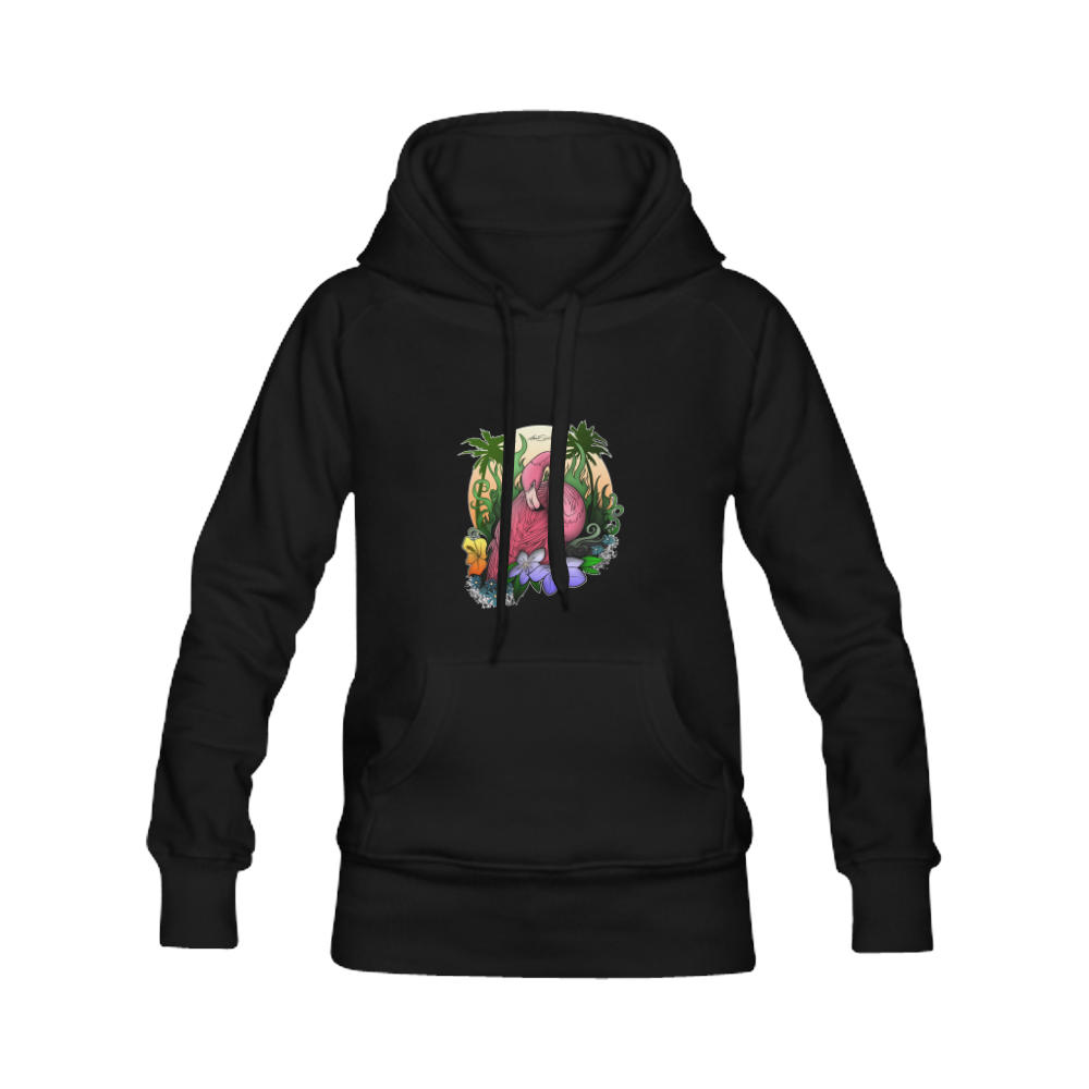 Flamingo Women's Classic Hoodies (Model H07)