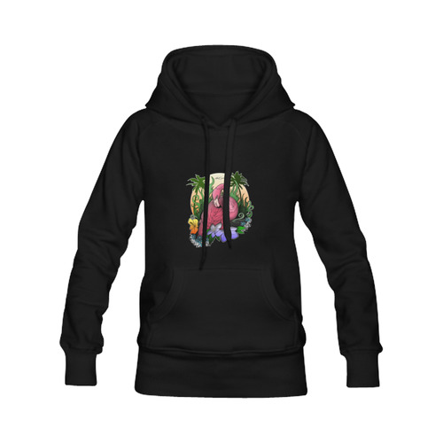 Flamingo Women's Classic Hoodies (Model H07)