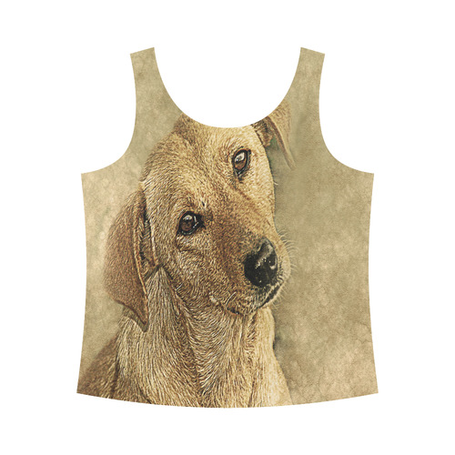 Darling Dogs 1 All Over Print Tank Top for Women (Model T43)