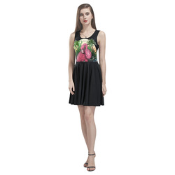 Flamingo Thea Sleeveless Skater Dress(Model D19)