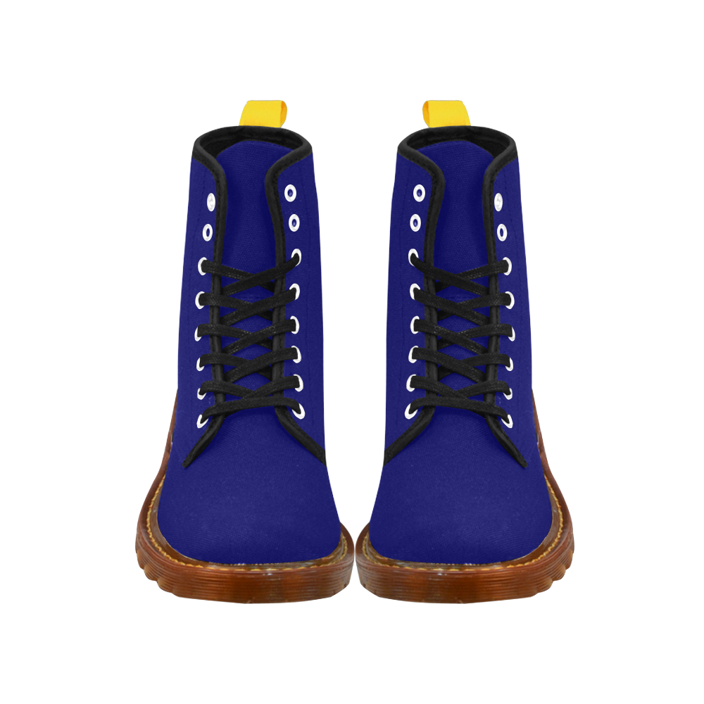 Royal Blue Regalness Martin Boots For Women Model 1203H