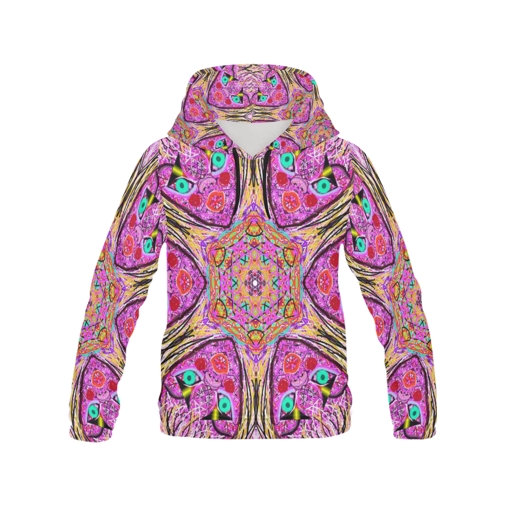 Thleudron Women's Avatar All Over Print Hoodie for Women (USA Size) (Model H13)