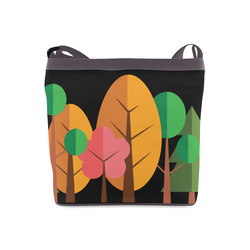 Autumn Trees Nature Forest Crossbody Bags (Model 1613)