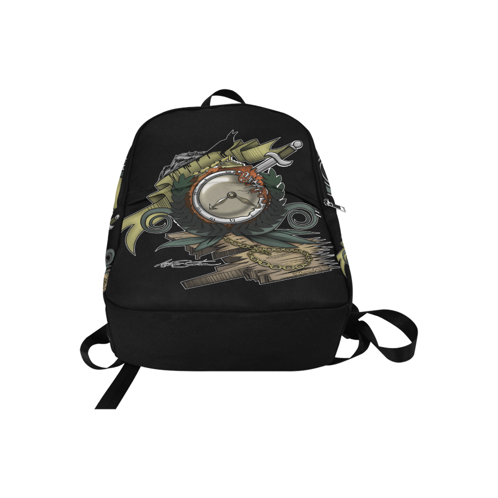 End Of Time Poster Fabric Backpack for Adult (Model 1659)