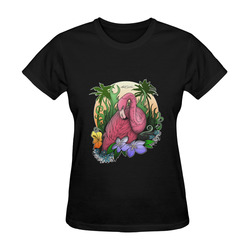 Flamingo Sunny Women's T-shirt (Model T05)