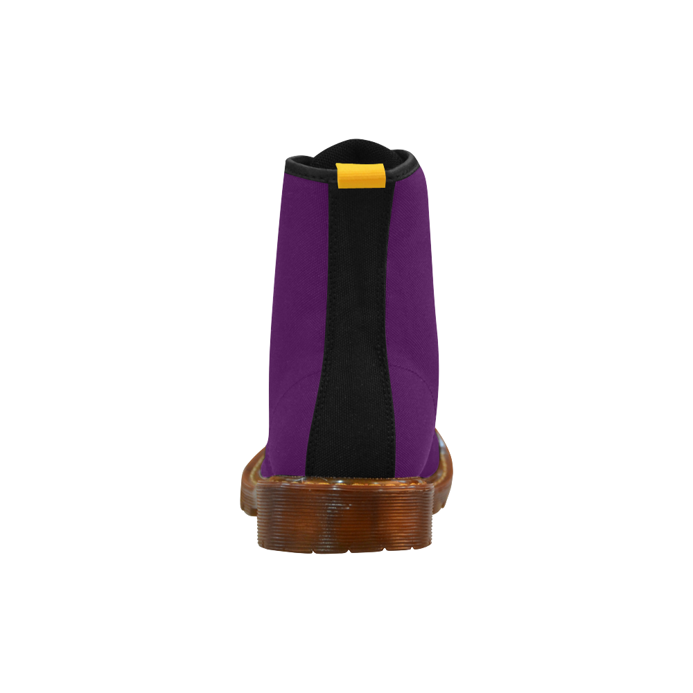 Purple Passion Martin Boots For Men Model 1203H