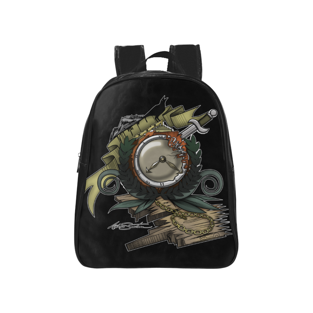 End Of Time School Backpack (Model 1601)(Medium)