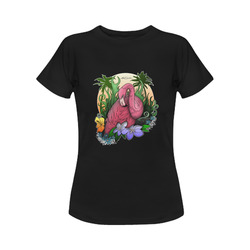 Flamingo Women's Classic T-Shirt (Model T17）